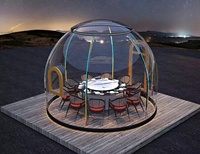 2023 Offres Spéciales verre dôme Transparent nouvelle-zélande extérieur luxe 5 mètres clair haut gonflable bulle tente chambre hôtel à vendre