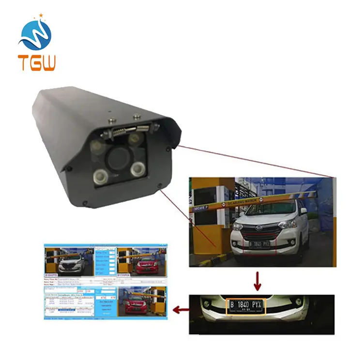 Automatic Lpr Camera License Plate Recognition Smart Parking System For Indoor/Outdoor