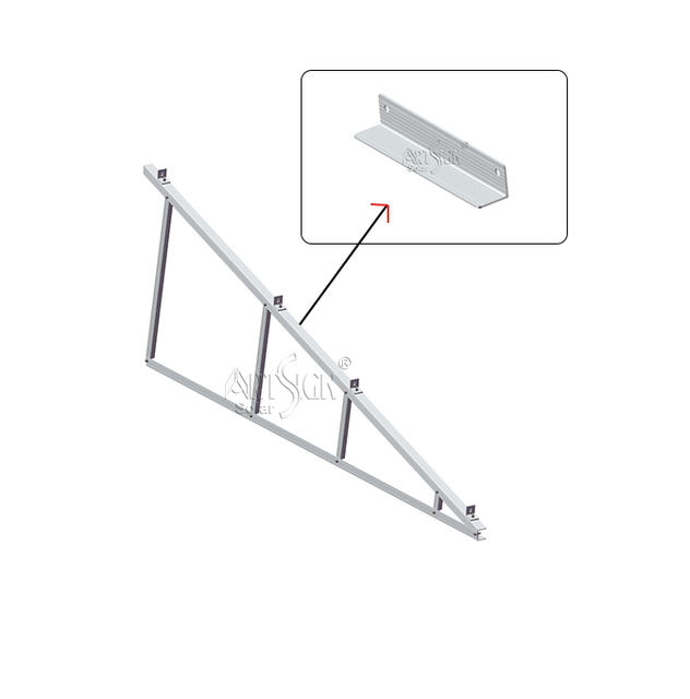 Flat Roof Solar Mounting System Aluminum Triangle Support China Top 10 Solar Mounting Supplier for Global Wholesale | Art Sign