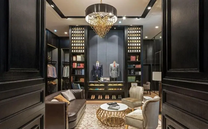 Ropa al por menor Nueva moda Sastrería Diseño de interiores Boutique Hombre Tienda Diseño Exhibición Hombres Ropa Bastidores Sastrería Nombre - Product Image 5