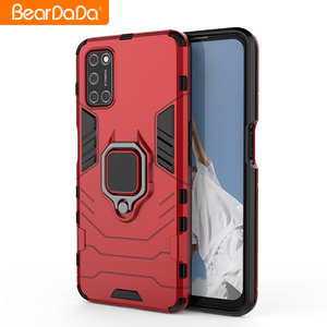 Custodia per Telefono <span class=keywords><strong>OPPO</strong></span> A92 BIBERCAS Antiurto Antipolvere Design Armatura con Anello Metallico Supporto Magnetico per Auto <span class=keywords><strong>Cover</strong></span> di Lusso - Product Image 2
