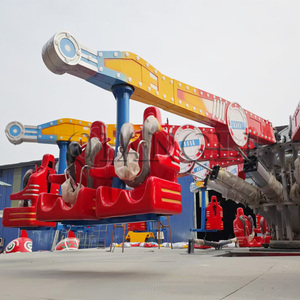 Manèges de fête foraine, équipement d'amusement extérieur de grande taille, machine à rebondir mobile <span class=keywords><strong>Techno</strong></span> Jump RideTrailer, fibre de verre, acier, 24 personnes - Product Image 2