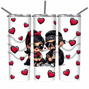 <span class=keywords><strong>Cholo</strong></span> Pareja Listo para enviar UV DTF Cup Wrap Transfers Impresión Impermeable 20oz Uv Dtf Cup Wraps Durable UV DTF Sticker para tazas - Product Image 2