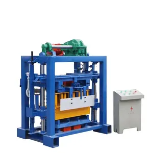 manpower operate QT40-2 manual cement hollow brick making machine with cheap price
