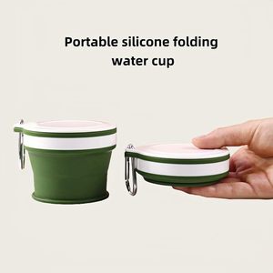 Mug à café pliable en silicone réutilisable de poche, imprimé sur mesure, pour l'extérieur - Product Image 2