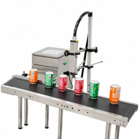 Machine de codage à jet d'encre CIJ haute résolution pour l'impression de date, numéro de lot, code-barres, code QR, logo et données variables