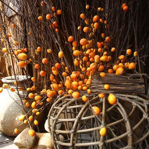 Branches artificielles de Loquat en soie Yihua Floral Art, 100 cm, décoration d'intérieur - Product Image 4
