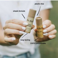 Barre de lotion solide de 30ml 50ml 0.3oz, bâton de déodorant, emballage rond biodégradable, contenant vide de baume à lèvres, tube en papier kraft Push up