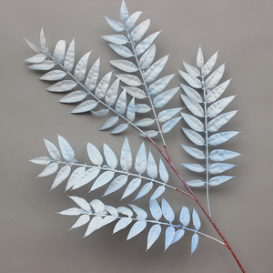 Arreglo de Hojas de <span class=keywords><strong>Nandina</strong></span> Serradas de Seda para Boda - Diseño Elegante/Romántico, Decoración Interior/Exterior para Hoteles, Banquetes y Eventos - Product Image 4