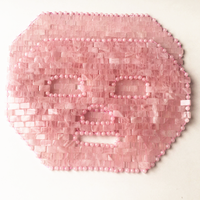 Drop shipping Rose Quartz Visage Masque jade Gua sha Jade Masque Pour Les Yeux Tendances Produit gua sha rose quartz Rose jade masque pour les yeux
