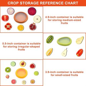 Ready Ship Customized Logo Sustainable OEM Brand <b>Silicone</b> + ABS Fresh Stretch Fruit & Vegetable Storage Box Kitchen <b>Tool</b> - Product Image 2