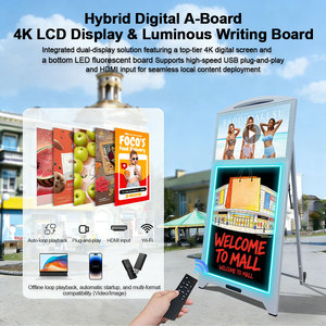 Pantalla Digital Portátil <span class=keywords><strong>de</strong></span> 21.5 Pulgadas con Batería, Recargable, para Publicidad <span class=keywords><strong>en</strong></span> Vías Públicas, Menús y Carteles - Product Image 2