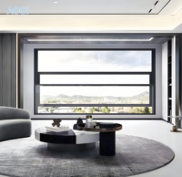 Sistema de Elevación Eléctrico Personalizable, Ventanas Corredizas Verticales de Aleación de Aluminio, Modernas e Insonorizadas para Uso en Villas, Residencias y Oficinas
