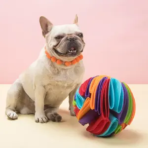 Köpek koklama topu bulmaca oyuncaklar IQ artırmak yavaş dağıtım besleyici katlanabilir köpek burun Sniff oyuncak Pet eğitim oyunları zeka geliştiren oyuncak - Product Image 1