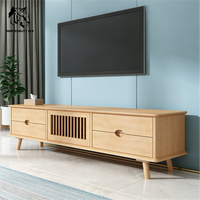 Mueble para TV de Madera Ecológico Moderno, Estilo Rústico, Listo para Enviar, Personalizable, de Bajo Precio y Fabricación Directa de Fábrica, para Hogar u Hotel