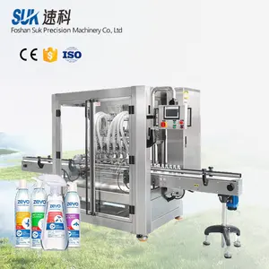 Automatic 6 Heads Servo Piston Pump juice Beverage Quantitative Bottle Liquid Filling Machine