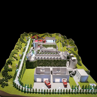 Diseño de Modelos 3D de Plástico Personalizados de Alta Gama, Modelos a Escala de Villas Industriales Modernas con Servicio de Fábrica para Hoteles, Solución Integral
