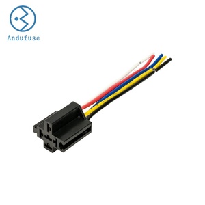 40A 12V 24V DC 4pin 5pin spdt lồng vào nhau <span class=keywords><strong>Relay</strong></span> ổ cắm khai thác cơ sở với dây - Product Image 1