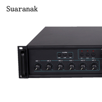 PM-250US Professionnel Public Address Amplificateur De Puissance PA Système 250 Watt 6 Zone avec MP3 FM SD BT U disque contrôle de Tonalité