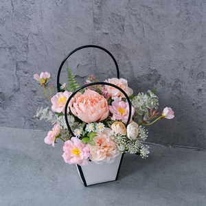 CallaFloral - Juego de Cestas de Flores Artificiales, Arreglo de Peonías, Decoración para Bodas y Hogar CF01468 - Product Image 3