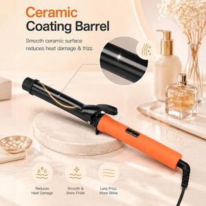 PRITECH Fer à Boucler Professionnel avec Revêtement Céramique, Baril de 25, 28, 32, 40 mm, Outil de Coiffure Électrique pour Ondulations - Product Image 3