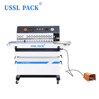 FRM-980ZQ Machine de scellage sous vide à vitesse variable pour films, viande, quincaillerie, logistique, station d'emballage, avec contrôle de pression et gaufrage
