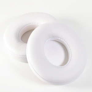Coussinets d'oreille en cuir protéiné de qualité supérieure, coussinets d'oreille confortables en éponge douce pour écouteurs sans fil Beats Solo 2/3 - Product Image 4