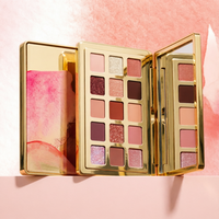 Palette de fards à paupières rose-brun 15 couleurs, fini mat, nacré et scintillant, longue tenue, maquillage professionnel, fabrication OEM