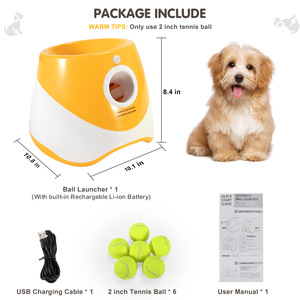 Otomatik Çevre Dostu Plastik Köpek Topu Fırlatıcı Border Collie Köpek Oyuncak Topu Atıcı ve Zıplayan Köpek Yürüyüş Topu Atma Servisi - Product Image 6