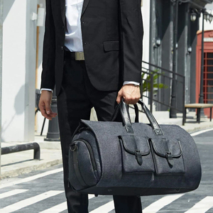 Nouvelle valise suspendue 2 en 1, sac de week-end pliable avec poche à chaussures, sacs de voyage pour vêtements, sac de sport pour homme et femme - Product Image 2