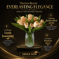 Fleurs artificielles en tulipes en PU de style moderne au toucher réaliste, 36 cm, bouquet de fleurs artificielles pour la décoration de mariage, de la maison, des événements, de la table, des arrangements floraux