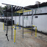 Assemblage rapide équipement de GYM amovible escalade physique arrière-cour défi Ninja guerrier obstacle barres de singe