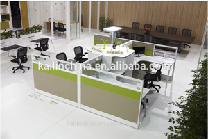 Ensemble <span class=keywords><strong>de</strong></span> bureaux modulaires à prix d'usine pour poste <span class=keywords><strong>de</strong></span> travail individuel, idéal pour le bureau à domicile ou l'atelier, avec cloisons <span class=keywords><strong>de</strong></span> séparation. - Product Image 4
