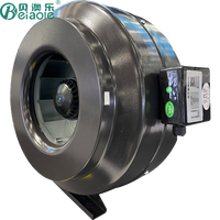 OEM ODM Beiaole 220V Feuchtigkeitsbeständiger Vibrationsarmer Metall-Rohrventilator