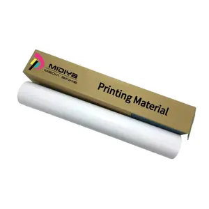 Vinyle polymère d'extérieur eco solvant imprimable, adhésif vierge pvc vinyle matériel publicitaire