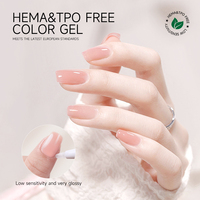 2025 Estándar DE LA UE Hema & Tpo Proveedores profesionales de uñas Muestra gratis UV Gel Esmalte de uñas Gel de color de alta calidad 15ml para salón