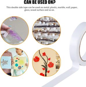 Double Sided Tissue Tape Manufacturer, Multi Size <b>Paper</b> Adhesive Tape for Craft, Scrapbooking, Packaging Assembly & OEM Supply - Product Image 4