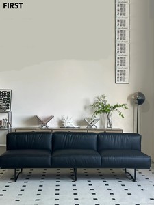 <span class=keywords><strong>Canapé</strong></span> en cuir et acier inoxydable de style mid-century <span class=keywords><strong>Le</strong></span> <span class=keywords><strong>Corbusier</strong></span> LC5 Bauhaus pour salon et bureau - Product Image 2