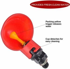 Automatic Poultry Drinker Water Chicken Water <strong>Drinking</strong> Cups Plastic <strong>Bird</strong> Water <strong>Trough</strong> <strong>for</strong> Poultry Farm - Product Image 2