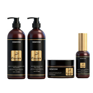Set Perawatan Rambut mewah kustom Label pribadi sampo dan kondisioner Serum Rambut kaviar Protein organik Vegan - Product Image 5