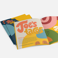 Impression de livrets en papier cartonné avec logo personnalisé, impression offset pour projets éducatifs, promotionnels et artistiques
