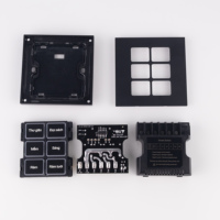 Système d'hôtel intelligent haut de gamme avec interrupteur intelligent personnalisable, solution pour chambre d'hôtel avec interrupteur sans fil Zigbee