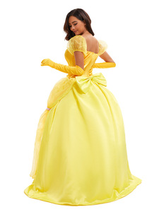 Disfraz de Princesa Bella de La Bella y la Bestia para Halloween, Cosplay, Venta al por Mayor Transfronteriza, Dropshipping, Traje para Fiesta de Juego de Roles - Product Image 4