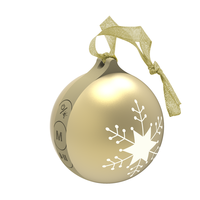 Mgitec Mini Haut-parleur sans fil portable 5.3 avec batterie intégrée 200-500mAh et micro intégré - Décoration de Noël, Pendentif de maison pour les fêtes