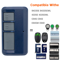 Control remoto 3 en 1 para puerta de garaje 94335E 4335E 84335EML CM842 C945 Merlin+ Merlin+ 2.0 E940 E945M Transmisor de 433.92MHz