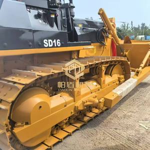 รถดันดิน SD16 <span class=keywords><strong>Shantui</strong></span> รุ่นใหม่98% 2023คัน160hp ใช้ในสต็อกรถปราบดินพร้อมใบมีดสุขาภิบาล - Product Image 3