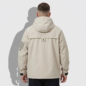 <span class=keywords><strong>Veste</strong></span> coupe-vent et imperméable pour <span class=keywords><strong>homme</strong></span> et femme, <span class=keywords><strong>veste</strong></span> de sport décontractée à capuche, <span class=keywords><strong>veste</strong></span> de randonnée légère pour le printemps et l'automne - Product Image 2