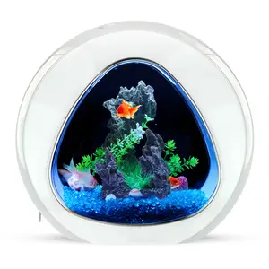 Sunsun Xya Kleine Aquarium Mini Desktop Aquarium Creatieve Goudvis Tank