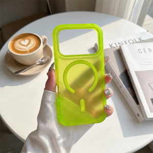 เคสใสกันเหลืองแบบแม่เหล็กสำหรับ iPhone 17 Pro Max ผลิตจากวัสดุ PC TPU, เคสสองชั้นสำหรับ iPhone 16 Plus - Product Image 1