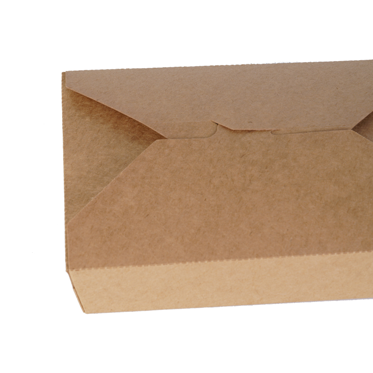 Custom Disposable Co<i></i>ntainer Take Out Food Paper Co<i></i>ntainers Kraft Brown Paper Take Out Boxes